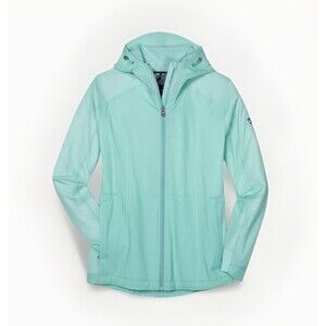 Kuhl Projekt Women’s Jetstream Rain Hoody Jacket Honeydew Mint Green Size Medium